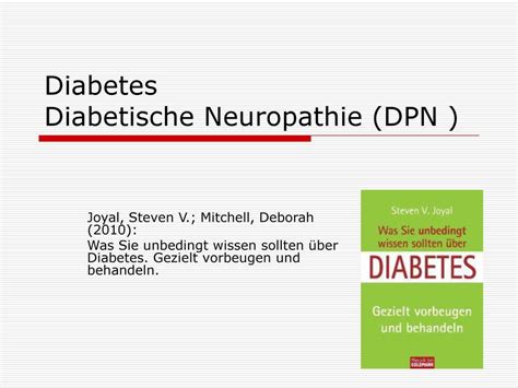 Diabetes Diabetische Neuropathie Dpn Ppt Herunterladen