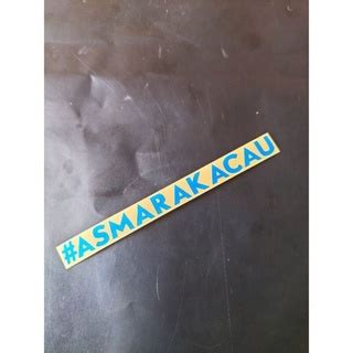 Jual STICKER CUTTING ASMARA KACAU Shopee Indonesia