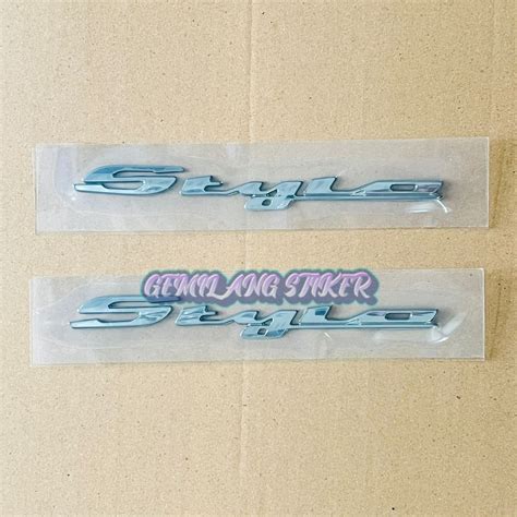 Emblem Honda Stylo 160 New 2024 Ori Chrome Original Best Quality