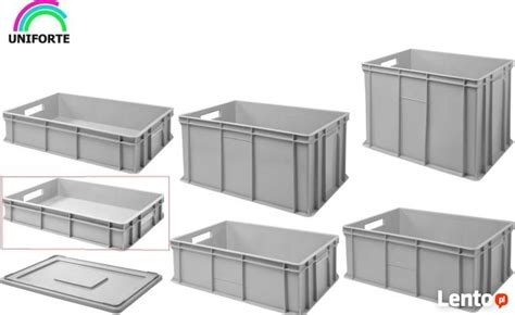 Pojemniki Skrzynki Plastikowe Magazynowe Transportowe K