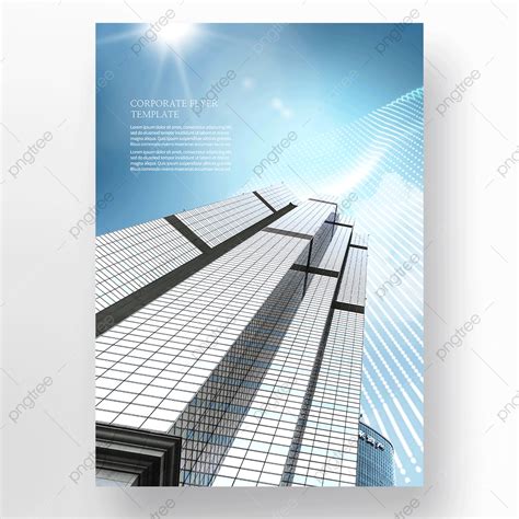 Blue Technology Building Business Poster Template Download on Pngtree