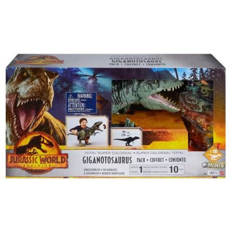 Set De Figuras Mattel Jurassic World Super Colossal Total