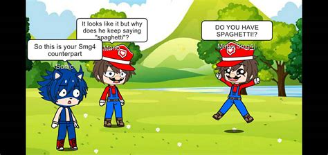 Meeting Smg4 Mario By Markred345 On Deviantart