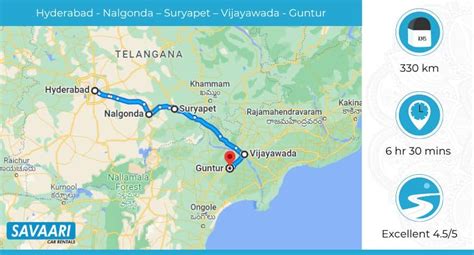 Hyderabad To Guntur In Less Than Hours Here Is How