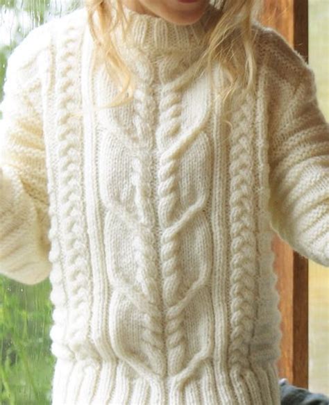 Mod Les Pull Tricot Irlandais Enfants Torsades