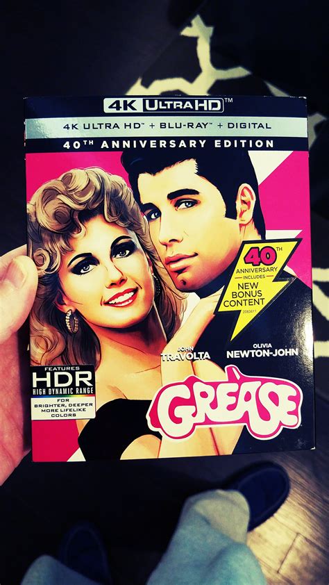 Grease 4k 40th Anniversary Edition1978 Ultra Hd Blu Ray 40th