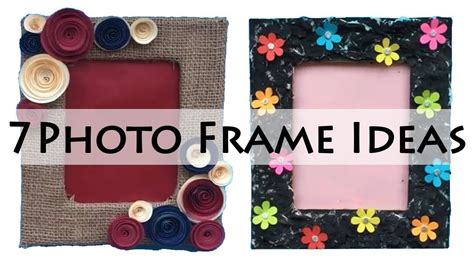 7 Photo Frame Decoration Ideas Picture Frame Ideas Photo Frame