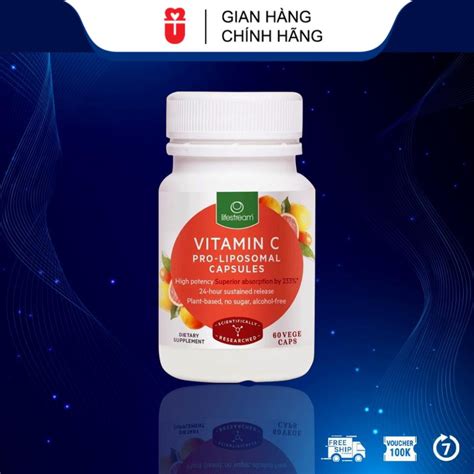 Viên Bổ Sung Vitamin C Lifestream Vitamin C Pro Liposomal 30 Viên Shopee Việt Nam