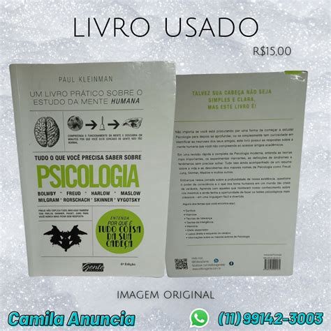 Tudo O Que Você Precisa Saber Sobre Psicologia Livro Usado 51206351