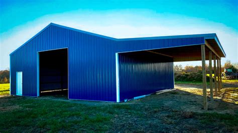 Pole Barn Lean To Sheds Troyer Post Buildings