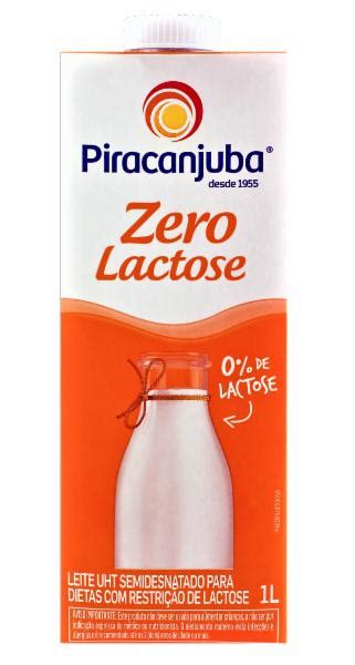 LEITE UHT PIRACANJUBA SEMIDESNATADO ZERO LACTOSE 1L DELIVERY ALABARCE