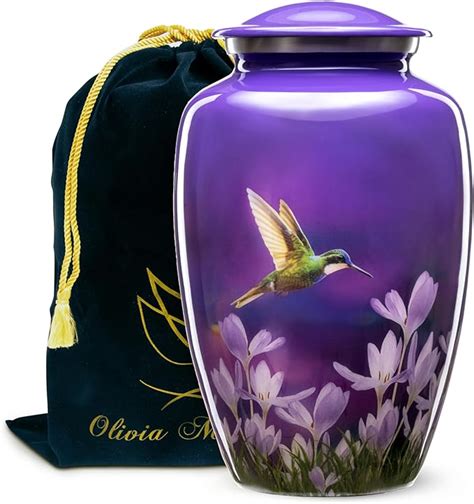 Olivia Memorials Urne Pour Cendres Femme Homme Adulte Urne Colibri