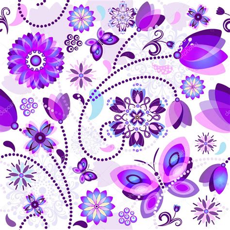 Seamless Spring Floral Pattern Stock Vector Olgadrozd