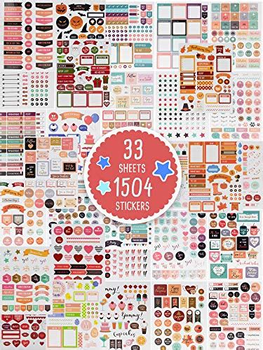 Aesthetic Planner Stickers - 1500+ Stunning Design Accessories Enhance and Simplify Your Planner ...