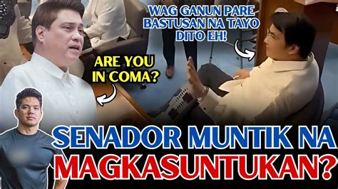 Naku Po Sen Migz Zubiri Nag Aangas Sa Senado Youtube