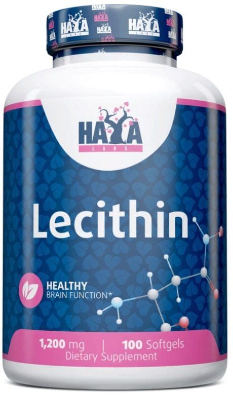 Lecithin 1200 Mg 100 капсули Haya Labs Ozone Bg