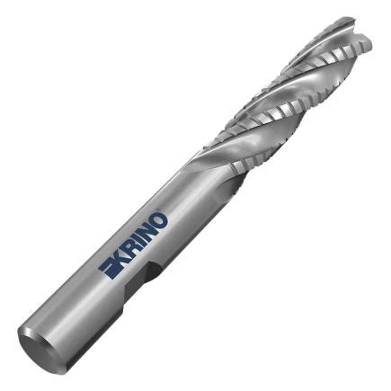 Krino Hss Co Four Flutes End Mills With Weldon Shank For