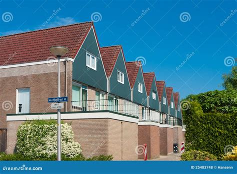 Detached houses stock photo. Image of exterior, yellow - 25483748