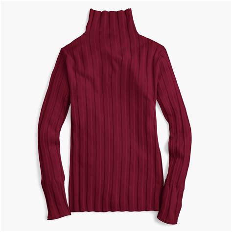 J Crew J Crew 365 Stretch Turtleneck Ribbed Sweater Ribbed