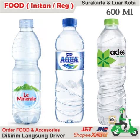 Jual Air Mineral Aqua Lemineral Ades Vit Prima Shopee Indonesia