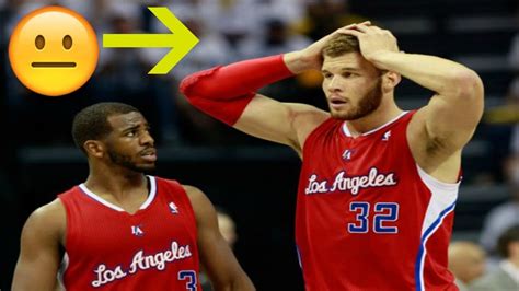 Blake Griffin Reaction To Chris Paul Trade YouTube