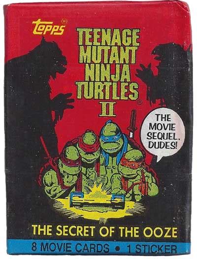 Topps Teenage Mutant Ninja Turtles Ii Checklist Cards Info