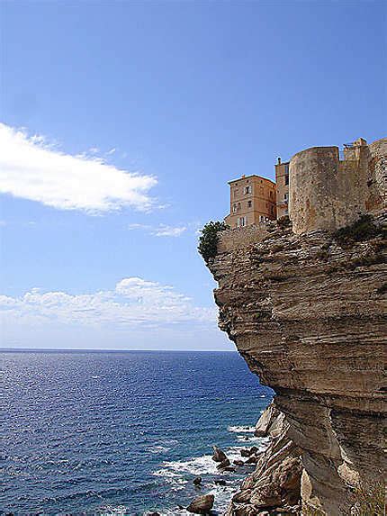 Bonifacio Ville Haute Falaise Bonifacio Corse Du Sud Corse