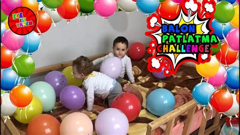 Balon Patlatma Challenge Yaptık En Çok Balon Patlatan Sürpriz