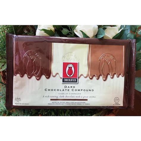 Jual TULIP Dark Chocolate Compound 1 Kg TULIP Coklat Compound Dark