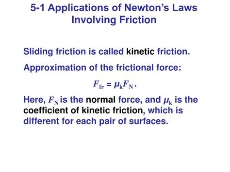 PPT Chapter 5 Using Newtons Laws Friction Circular Motion Drag