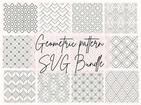 Geometric Pattern Bundle SVG ,geometric Patterns Designs, Geometric ...