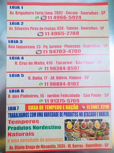 Menu At Rotisserie O Rei Do Frango Assado Restaurant Guarulhos Av