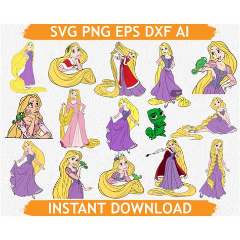 Rapunzel Svg Rapunzel Png Rapunzel Eps Rapunzel Tangled S Inspire