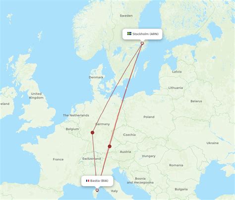 Flights From Bastia To Stockholm Bia To Arn Flight Routes