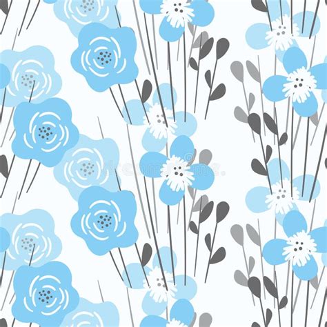 Seamless Floral Pattern Based On Traditional Folk Art Ornaments Art