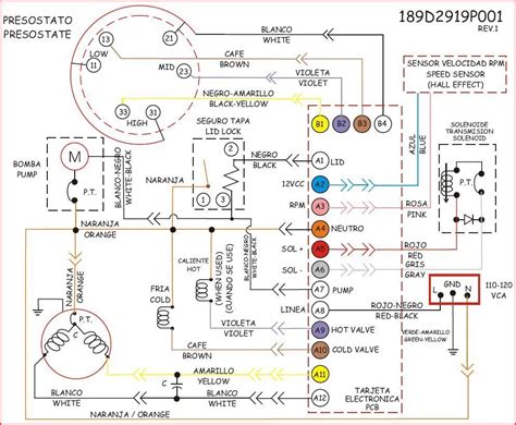 Diagrama De Transmisión De Lavadora General Electric Diagra