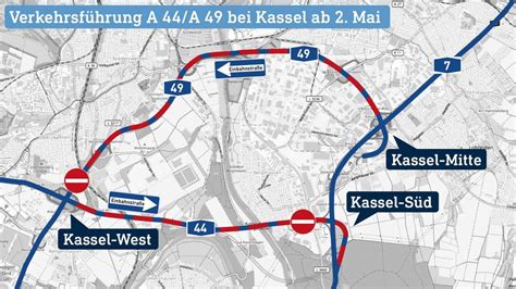 Hessen Baustelle Bei Kassel A Wird F R Zwei Jahre Zur Einbahnstra E