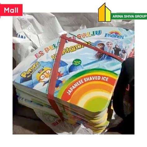 Jual Lembar Kertas Es Salju Viral Bungkus Kertas Es Pelangi