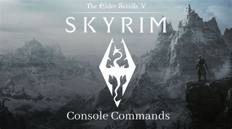 Skyrim Console Commands Skills, Gold & Items - Saste Deal