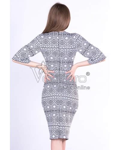 Rochie De Zi Gri Cu Model Conica