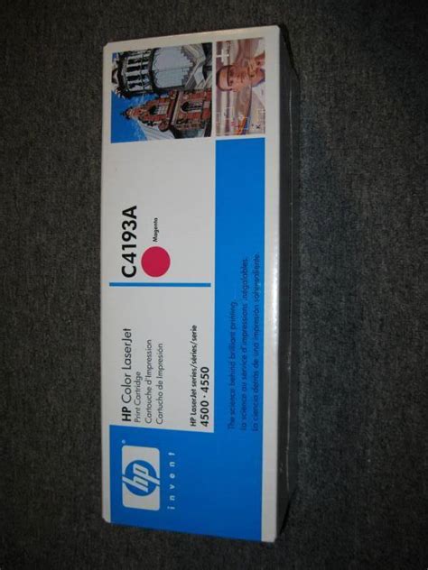 HP C4193A Magenta Toner Cartridge BRAND NEW 4500 4550 EBay