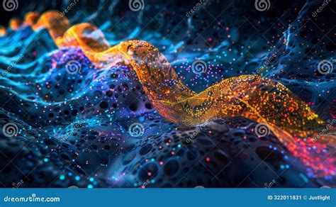 Immunofluorescence Confocal Imaging Of A Melanoma Cancer Cell Line