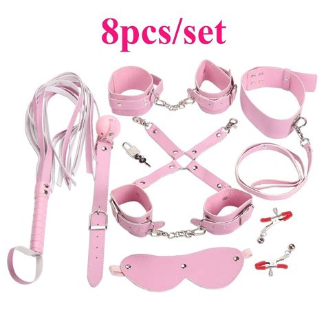 Cheap Pcs Set Pu Leather Sex Game Toys Sexy Flirting Fetish Erotic