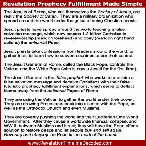 Revelation Fulfillment Images Prove The Historical Fulfillment ...