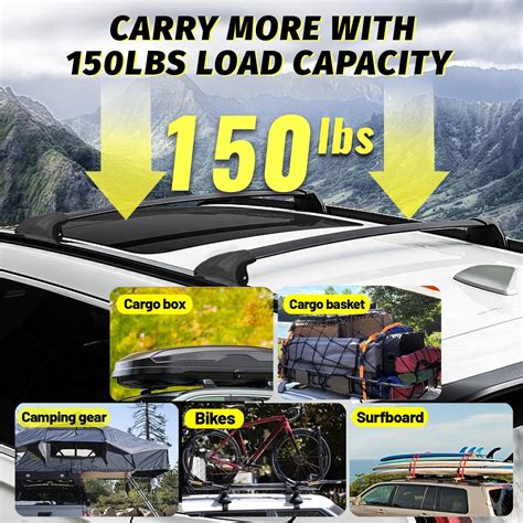 Snapklik Car Roof Rack Cross Bars Compatible