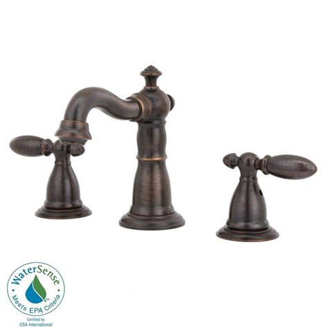 Delta Victorian 8 In Widespread 2 Handle High Arc Bathroom Faucet In Venetian Bronze 3555lfrb