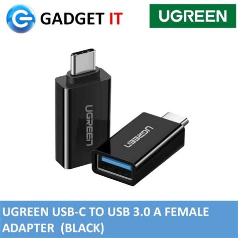 UGREEN USB C TO USB 3 0 A FEMALE ADAPTER BLACK US173 20808 OTGADP UG