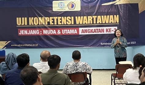 Lembaga Ukw Unitomo Sukses Melaksanakan Uji Kompetensi Wartawan Angkatan