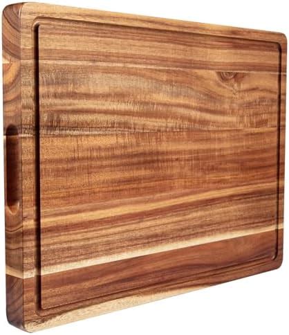 Amazon Large Wooden Cutting Board For Kitchen X Acacia