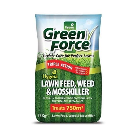 Green Force Lawn Weed Feed And Mosskiller 15kg Buy Online Now